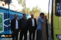 مراسم بدرقه زائران اربعین دانشگاه فرهنگیان استان با حضور هیئت رئیسه دانشگاه 7