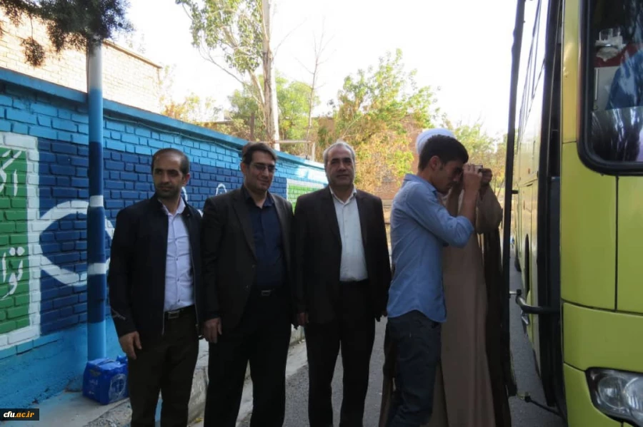 مراسم بدرقه زائران اربعین دانشگاه فرهنگیان استان با حضور هیئت رئیسه دانشگاه 7