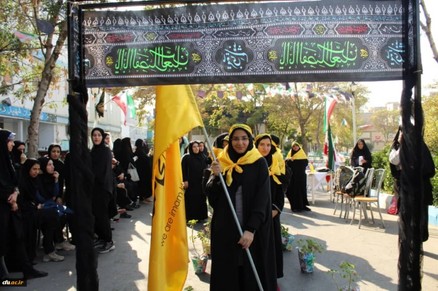 مراسم بدرقه زائران اربعین دانشگاه فرهنگیان استان با حضور هیئت رئیسه دانشگاه 11