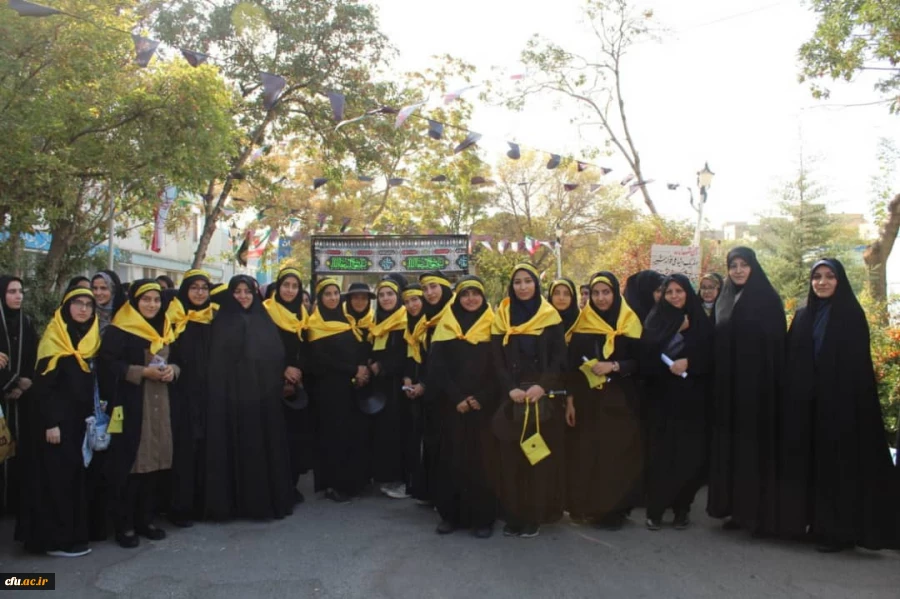 مراسم بدرقه زائران اربعین دانشگاه فرهنگیان استان با حضور هیئت رئیسه دانشگاه 13