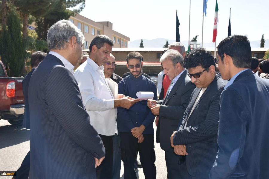 اعزام و بدرقه کاروان دانشجویان زائر اربعین حسینی پردیس شهید باهنردانشگاه فرهنگیان خراسان جنوبی  به کربلا 5