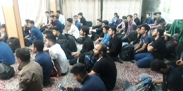 بدرقه و اعزام کاروان زیارتی اربعین حسینی از دانشگاه فرهنگیان استان کرمان 3