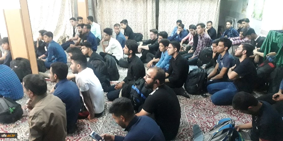 بدرقه و اعزام کاروان زیارتی اربعین حسینی از دانشگاه فرهنگیان استان کرمان 3