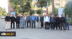 بدرقه کاروان زیارتی پردیس شهید مقصودی همدان با فریاد لبیک یا حسین (ع) 2