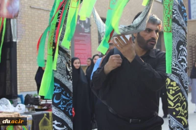 آئین بدرقه کاروان زیارتی اربعین حسینی دانشگاه فرهنگیان استان بوشهر برگزار شد