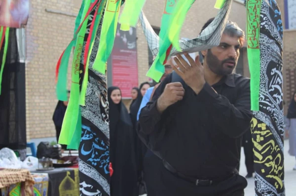 آئین بدرقه کاروان زیارتی اربعین حسینی دانشگاه فرهنگیان استان بوشهر برگزار شد 4