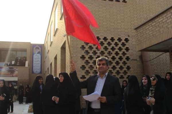 آئین بدرقه کاروان زیارتی اربعین حسینی دانشگاه فرهنگیان استان بوشهر برگزار شد 5