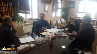 پیگیری طرح 100 - 31 استان قم در دیدار سرپرست مدیریت امور پردیس ها با مدیرکل راه و شهرسازی استان 