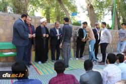 گردهمایی دانشجویان جدید الورود دانشگاه فرهنگیان خراسان شمالی در اردوگاه تفریحی بش قارداش

دکتر صفرزاده به دانشجوبان جدید تاکید نمود: برای معلمی ورزیدن در افق پیش رو بایستی مجهز به علم و دانایی و اخلاق کریمه و به تقویت فضایل اخلاقی خویش بپردازید. 5