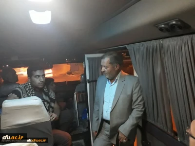 در دانشگاه فرهنگیان خراسان شمالی انجام شد

بدرقه کاروان دانشجویی زائرین اربعین حسینی به مقصد کربلا صورت گرفت.