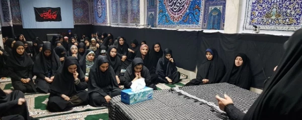 مراسم سوگواری سید و سالار شهیدان حضرت اباعبدالله الحسین در پردیس بنت الهدی صدر 4