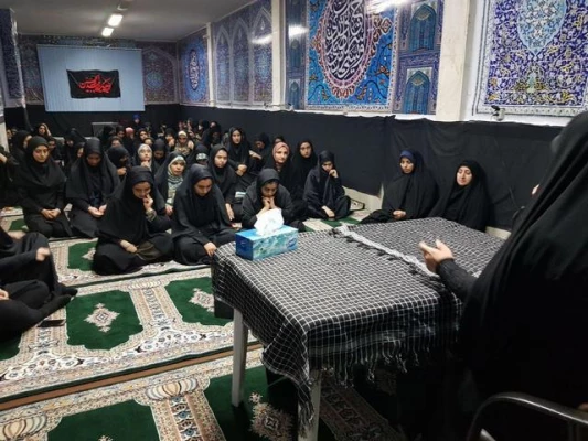 مراسم سوگواری سید و سالار شهیدان حضرت اباعبدالله الحسین در پردیس بنت الهدی صدر 5