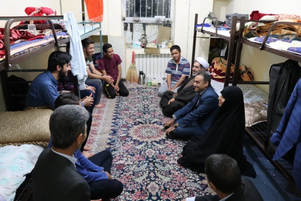 بازدید مدیریت امور پردیس های دانشگاه فرهنگیان استان کرمان از سراهای دانشجویی پردیس خواجه نصیرالدین طوسی (برادران) 2