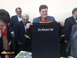 مراسم افتتاحیه مجتمع ورزشی خیر ساز سید هدایت الله جد بابایی واحد آموزش عالی امام جعفر صادق (ع) بهبهان با حضور ریاست محترم دانشگاه فرهنگیان