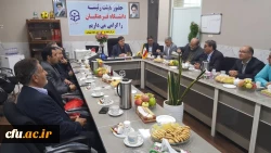 مراسم افتتاحیه مجتمع ورزشی خیر ساز سید هدایت الله جد بابایی واحد آموزش عالی امام جعفر صادق (ع) بهبهان با حضور ریاست محترم دانشگاه فرهنگیان 