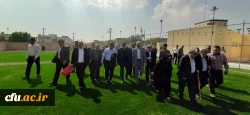 مراسم افتتاحیه مجتمع ورزشی خیر ساز سید هدایت الله جد بابایی واحد آموزش عالی امام جعفر صادق (ع) بهبهان با حضور ریاست محترم دانشگاه فرهنگیان 