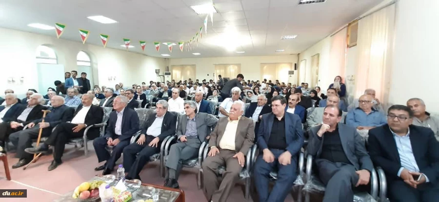 مراسم افتتاحیه مجتمع ورزشی خیر ساز سید هدایت الله جد بابایی واحد آموزش عالی امام جعفر صادق (ع)بهبهان با حضور ریاست محترم دانشگاه فرهنگیان 