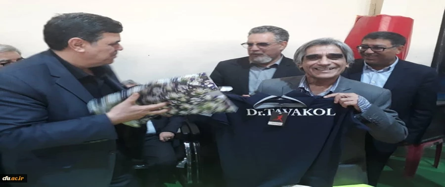 مراسم افتتاحیه مجتمع ورزشی خیر ساز سید هدایت الله جد بابایی واحد آموزش عالی امام جعفر صادق (ع)بهبهان با حضور ریاست محترم دانشگاه فرهنگیان 