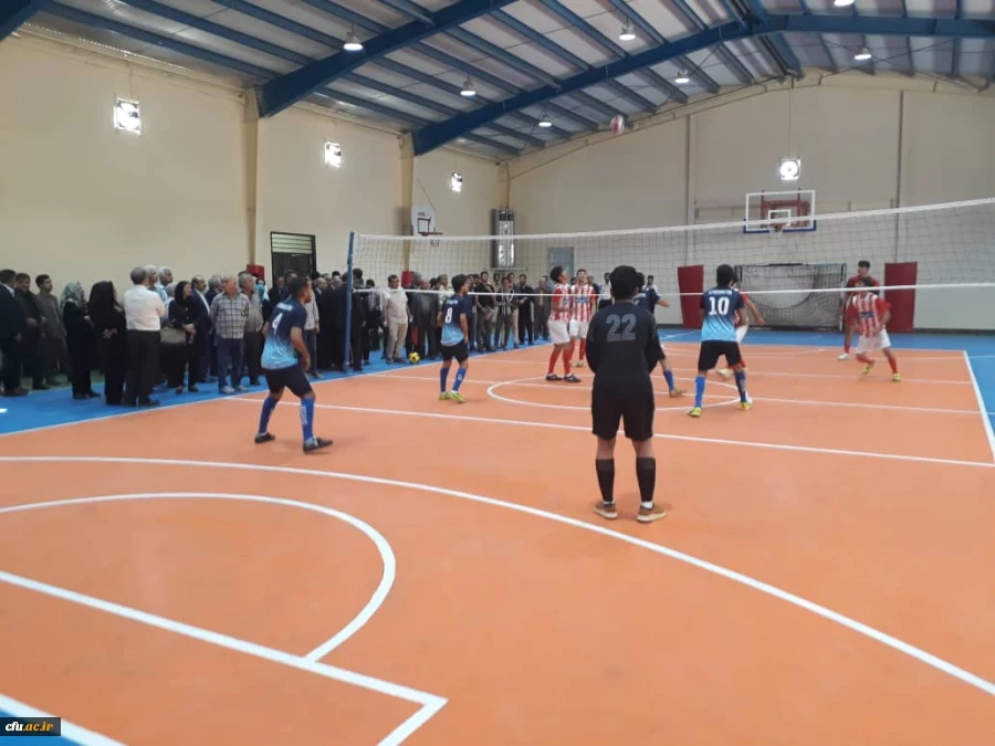 مراسم افتتاحیه مجتمع ورزشی خیر ساز سید هدایت الله جد بابایی واحد آموزش عالی امام جعفر صادق (ع)بهبهان با حضور ریاست محترم دانشگاه فرهنگیان 