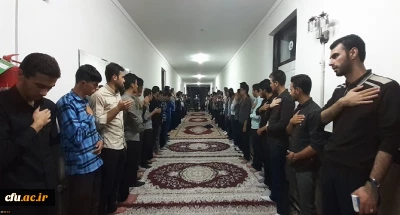مراسم عزاداری جاماندگان اربعین حسینی در دانشگاه فرهنگیان استان اردبیل مرکز آزادگان نیر برگزار شد