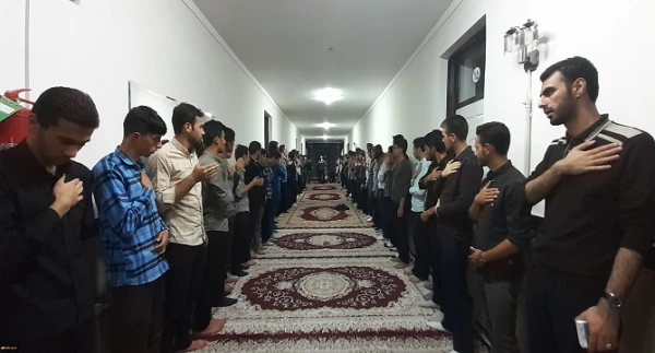 مراسم عزاداری جاماندگان اربعین حسینی در دانشگاه فرهنگیان استان اردبیل مرکز آزادگان نیر برگزار شد. 2