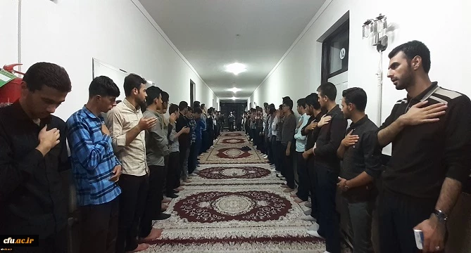 مراسم عزاداری جاماندگان اربعین حسینی در دانشگاه فرهنگیان استان اردبیل مرکز آزادگان نیر برگزار شد. 2