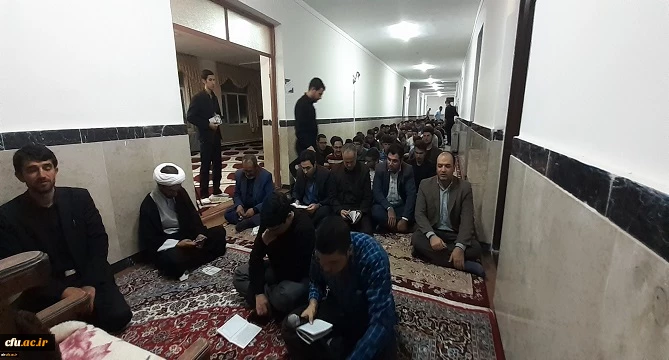 مراسم عزاداری جاماندگان اربعین حسینی در دانشگاه فرهنگیان استان اردبیل مرکز آزادگان نیر برگزار شد. 4