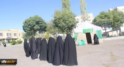 در آستانه اربعین حسینی در پردیس بنت الهدی صدر دانشگاه فرهنگیان استان اردبیل برگزار شد:

 تأتر خیابانی « هم نوا با حضرت رباب (ع) » 