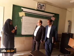 بازدید مدیر امور پردیس های دانشگاه فرهنگیان استان  فارس از مرکز آموزش عالی زینب کبری (س) کازرون 2