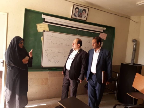بازدید مدیر امور پردیس های دانشگاه فرهنگیان استان  فارس از مرکز آموزش عالی زینب کبری (س) کازرون 2