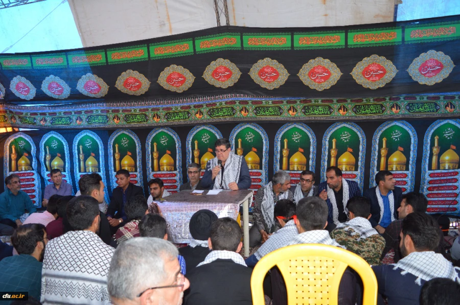 بازدید رییس دانشگاه فرهنگیان کشور وهیأت همراه از موکب اربعین حسینی دانشگاه فرهنگیان خوزستان مستقر در  مرز چذابه