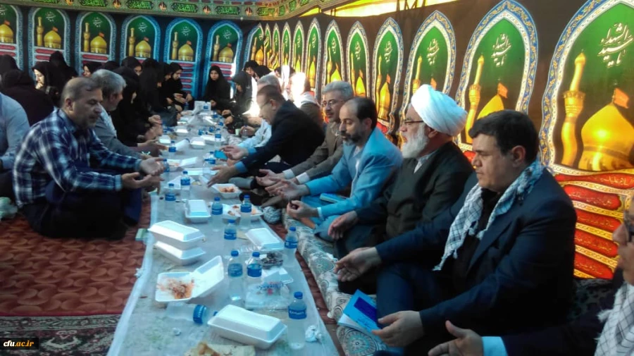 بازدید رییس دانشگاه فرهنگیان کشور وهیأت همراه از موکب اربعین حسینی دانشگاه فرهنگیان خوزستان مستقر در  مرز چذابه