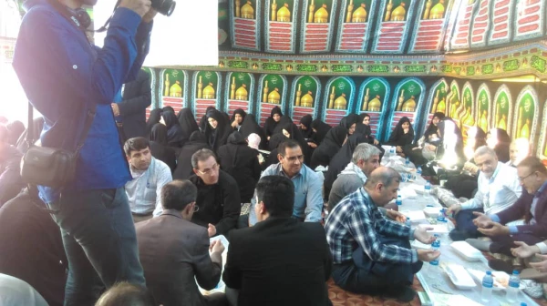 بازدید رییس دانشگاه فرهنگیان کشور وهیأت همراه از موکب اربعین حسینی دانشگاه فرهنگیان خوزستان مستقر در  مرز چذابه