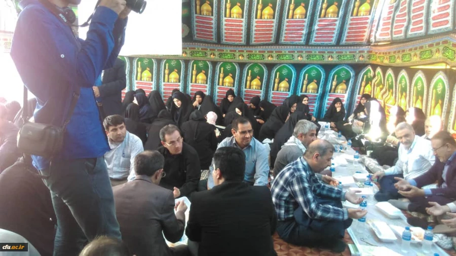 بازدید رییس دانشگاه فرهنگیان کشور وهیأت همراه از موکب اربعین حسینی دانشگاه فرهنگیان خوزستان مستقر در  مرز چذابه