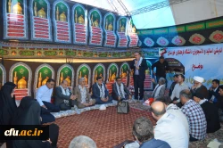 بازدید رییس دانشگاه فرهنگیان کشور وهیأت همراه از موکب اربعین حسینی دانشگاه فرهنگیان خوزستان مستقر در  مرز چذابه