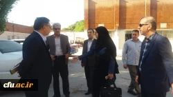 بازدید مدیر کل خدمات ورفاه دانشجویی و معاونت دانشجویی دانشگاه فرهنگیان از پردیس فاطمه زهرا (س) اهواز