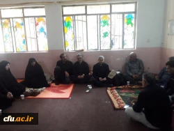 هم اکنون، جلسه جمعی از اعضای هیات ریسه دانشگاه فرهنگیان در موکب کربلا
