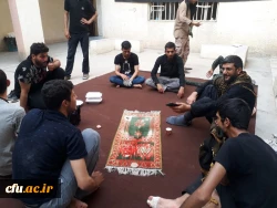 حضور دانشجو معلمان  در موکب دانشگاه فرهنگیان در کربلای معلی