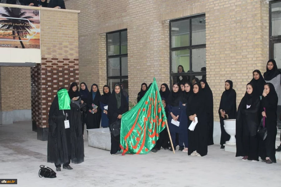 نمایش آئینی علمدار در پردیس های دانشگاه فرهنگیان استان بوشهر برگزار شد 12