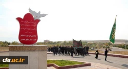 پیاده روی اربعین حسینی از مزار تا مزار توسط دانشگاهیان اردبیل 2