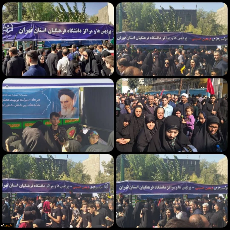 آیین پیاده روی اربعین حسینی پردیس ها و مراکز استان تهران
 3