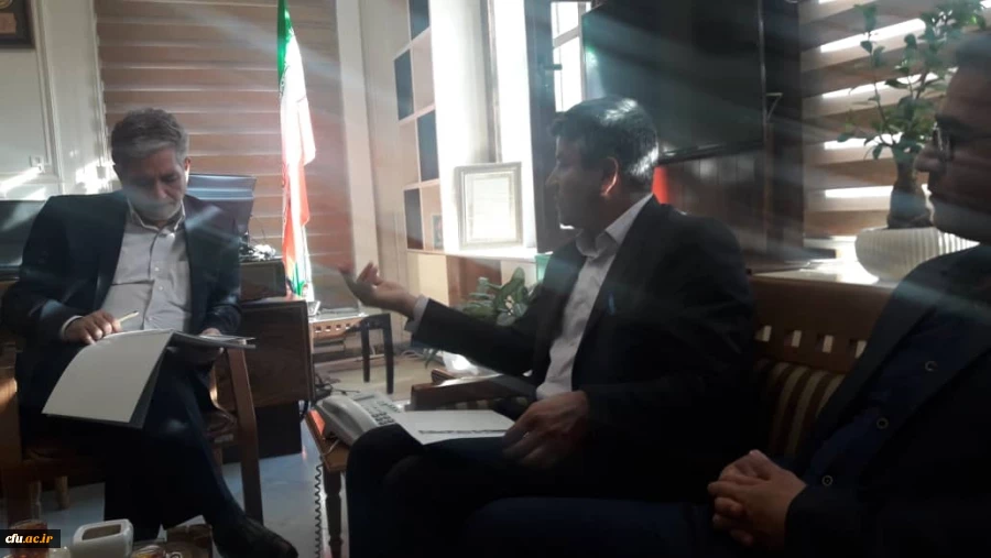 دیدار مدیریت دانشگاه فرهنگیان استان اصفهان با معاون امور عمرانی استانداری اصفهان