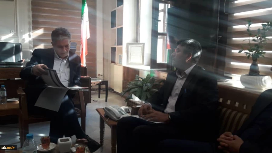 دیدار مدیریت دانشگاه فرهنگیان استان اصفهان با معاون امور عمرانی استانداری اصفهان
