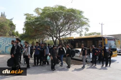 استقبال از دانشجومعلمان زائر پیاده روی اربعین حسینی در دانشگاه فرهنگیان کرمان 3