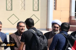 استقبال از دانشجومعلمان زائر پیاده روی اربعین حسینی در دانشگاه فرهنگیان کرمان 5