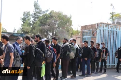 استقبال از دانشجومعلمان زائر پیاده روی اربعین حسینی در دانشگاه فرهنگیان کرمان 6