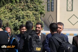 استقبال از دانشجومعلمان زائر پیاده روی اربعین حسینی در دانشگاه فرهنگیان کرمان 7