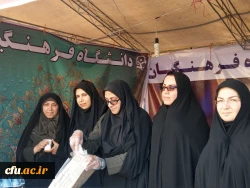 بازدید معاونین دانشگاه فرهنگیان کشور از موکب دانشگاه فرهنگیان ایلام 