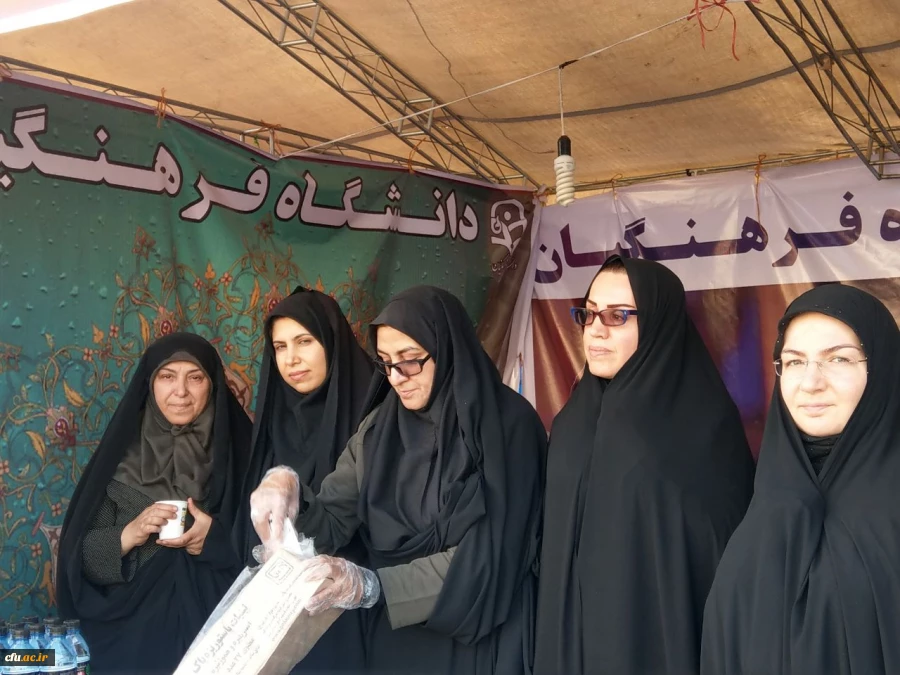 بازدید معاونین دانشگاه فرهنگیان کشور از موکب دانشگاه فرهنگیان ایلام 