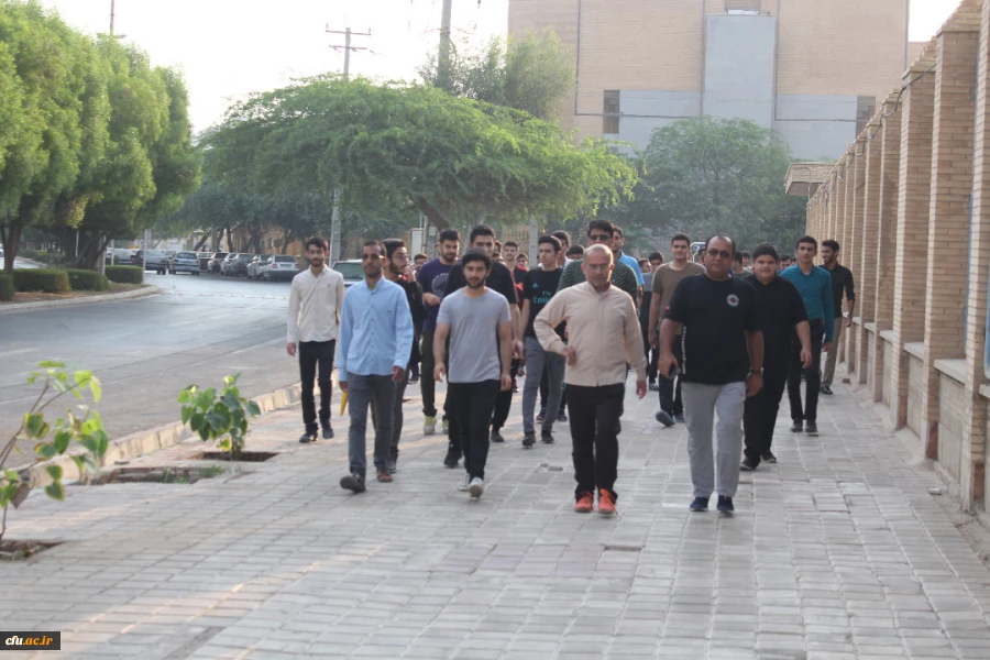 به مناسبت هفته تربیت بدنی

برگزاری همایش پیاده روی دانشجویان دانشگاه فرهنگیان بوشهر در ساحل بوشهر  2